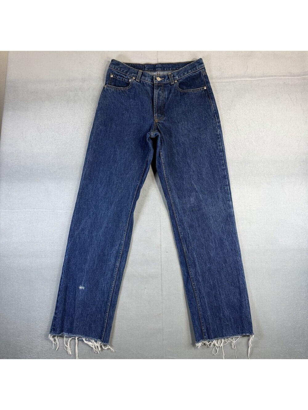 Vintage 90s Polo Ralph Lauren Jeans Mens 31x31* Blue Dark Wash Straight USA Made